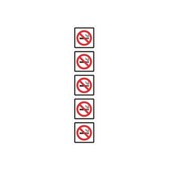 Placa proibido fumar - encartele