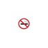 Placa proibido fumar - encartele